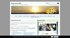 Desktop Screenshot of blogverzeichnis-mv.de
