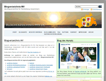 Tablet Screenshot of blogverzeichnis-mv.de